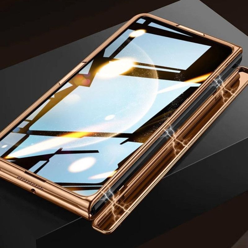 Deksel Til Huawei Mate X6 Teksturert Kunstskinn Med Skjermbeskytter