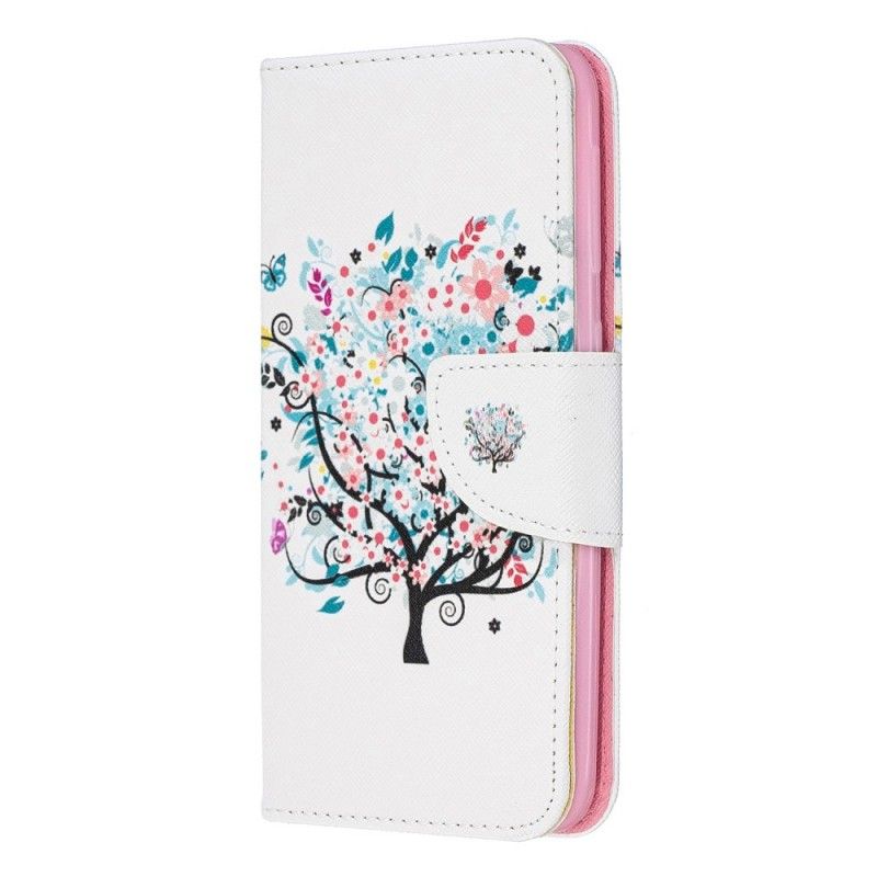 Folio Deksel for Samsung Galaxy A20e Blomstret Tre