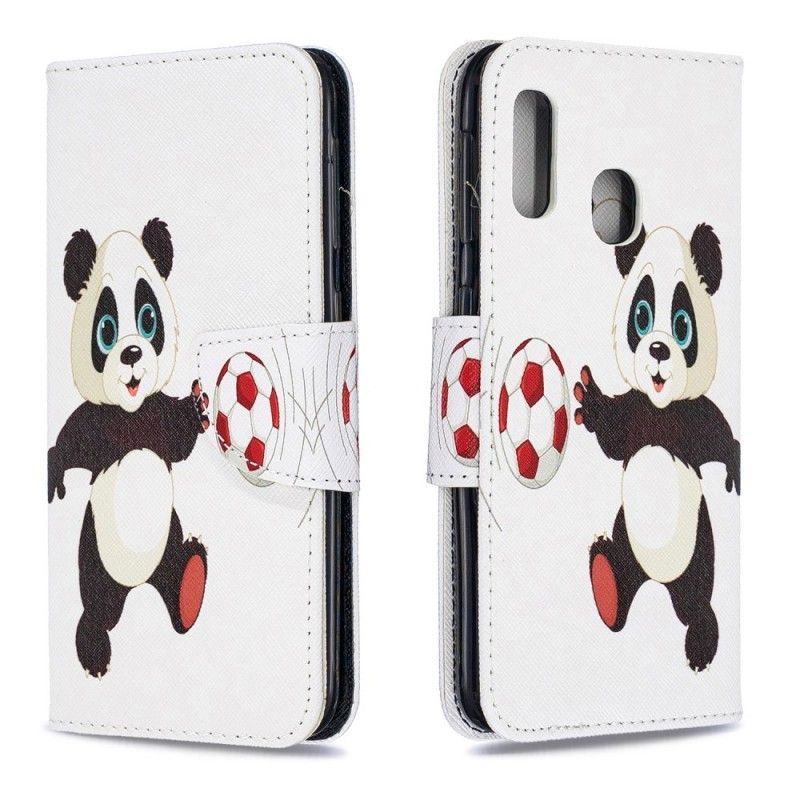 Folio Deksel Samsung Galaxy A20e Pandafot Beskyttelse