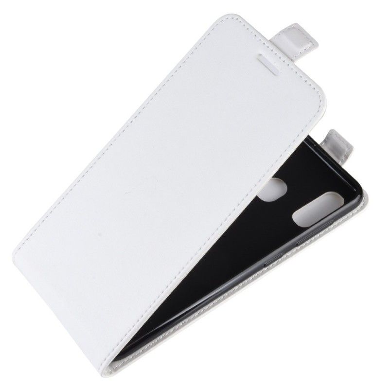 Folio Deksel Samsung Galaxy A20e Svart Sammenleggbar Skinneffekt