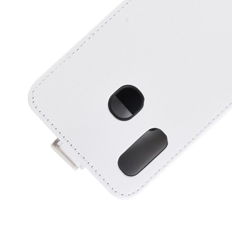 Folio Deksel Samsung Galaxy A20e Svart Sammenleggbar Skinneffekt