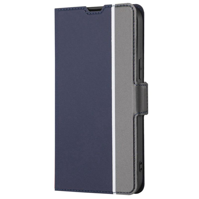 Folio Deksel Til Xiaomi Redmi Note 12 Pro Plus To-tone