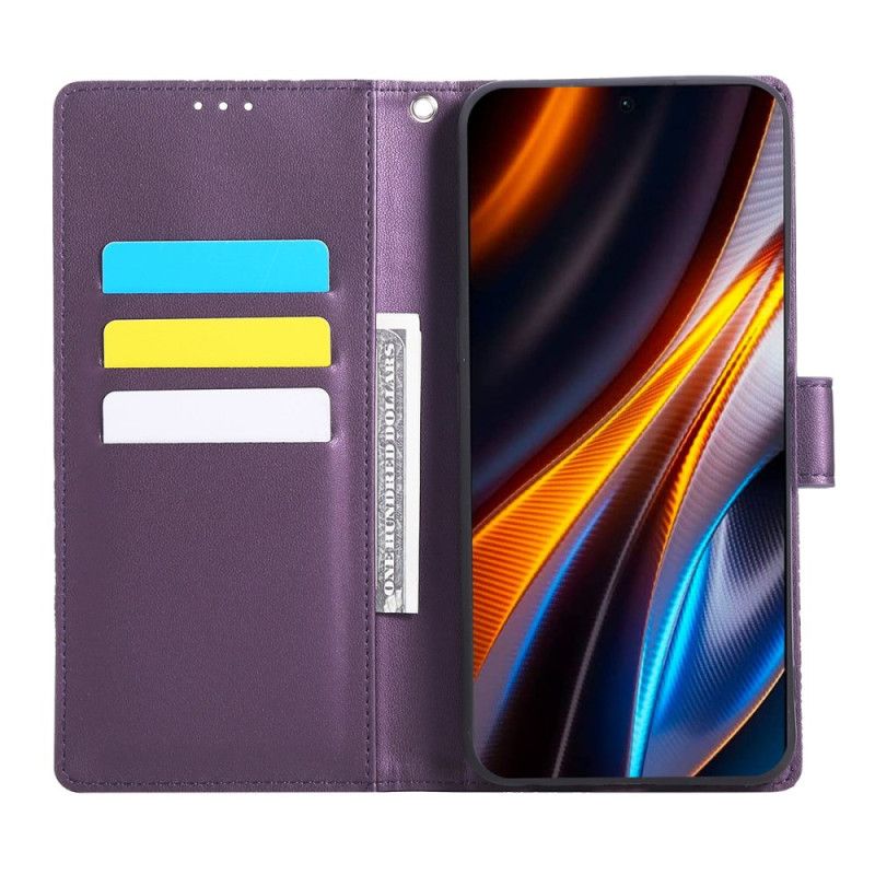 Folio Deksel Realme 14t 5g Blondeblomster Beskyttelse Deksel