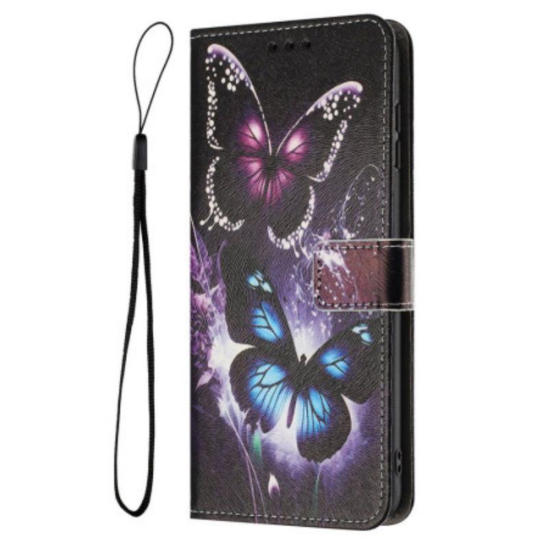Folio Deksel Realme 14t 5g To Sommerfugler