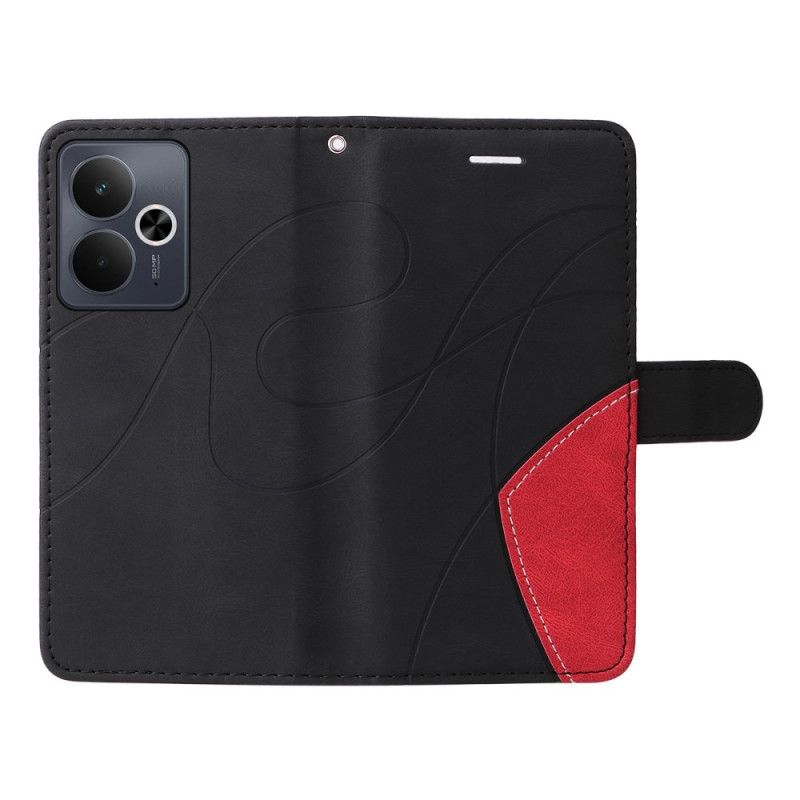 Folio Deksel Realme 14t 5g Tofarget Krusning