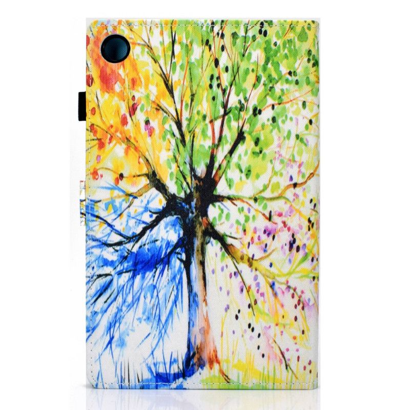 Folio Deksel Samsung Galaxy Tab A8 (2021) Akvarelltre