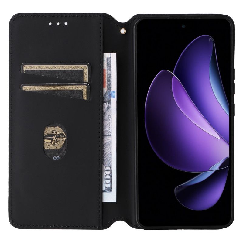 Folio Deksel Lær Oppo Reno 13f 4g / 5g / 13 Fs 5g 3d-diamanter