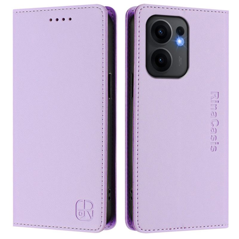 Folio Deksel Lær Oppo Reno 13f 4g / 5g / 13 Fs 5g Mobildeksel Rinacasis