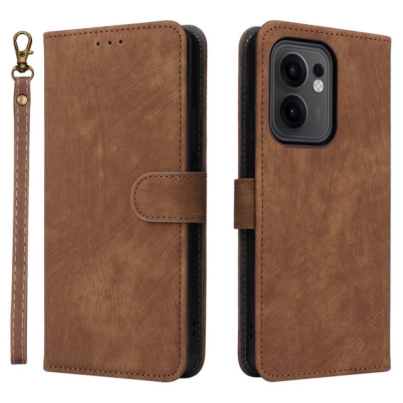 Folio Deksel Oppo Reno 13f 4g / 5g / 13 Fs 5g Rfid-lommebok-snor