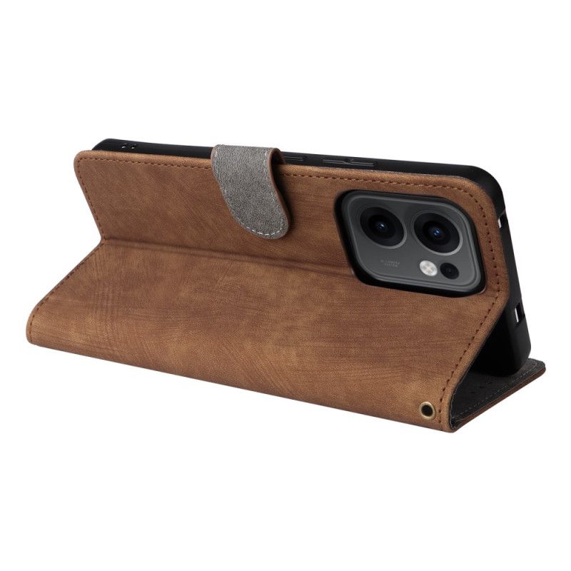 Folio Deksel Oppo Reno 13f 4g / 5g / 13 Fs 5g Rfid-lommebok-snor