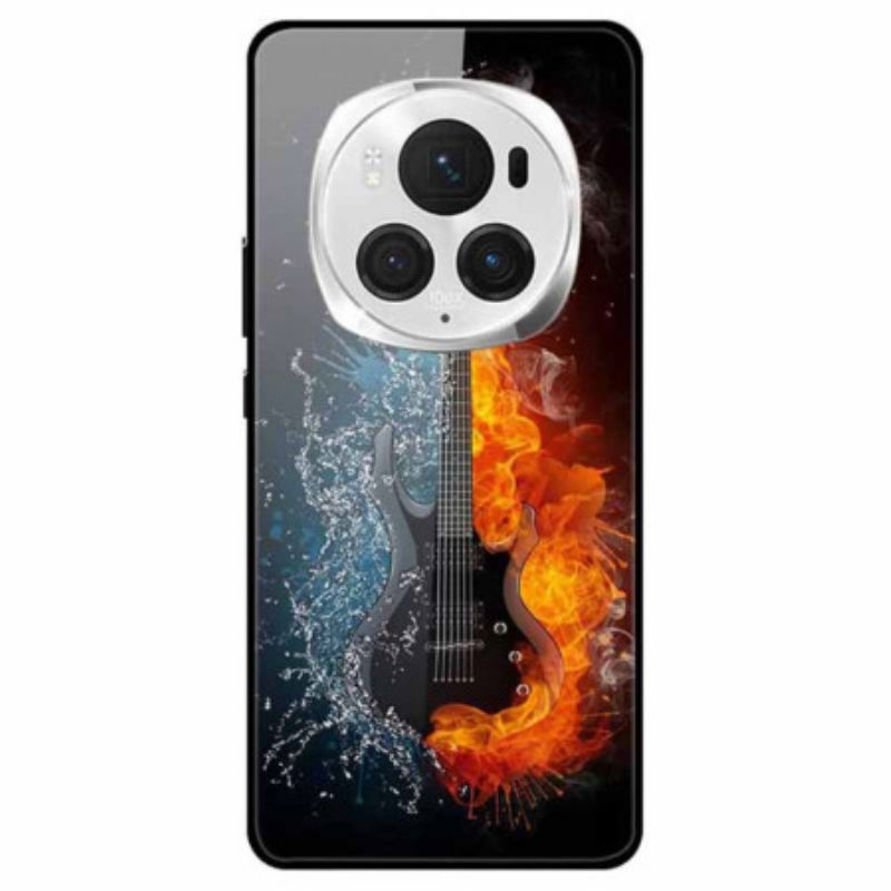Deksel Honor Magic 6 Pro Herdet Glassgitar Av Is Og Ild