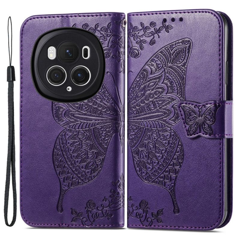 Folio Deksel Honor Magic 6 Pro Barokk Sommerfugl
