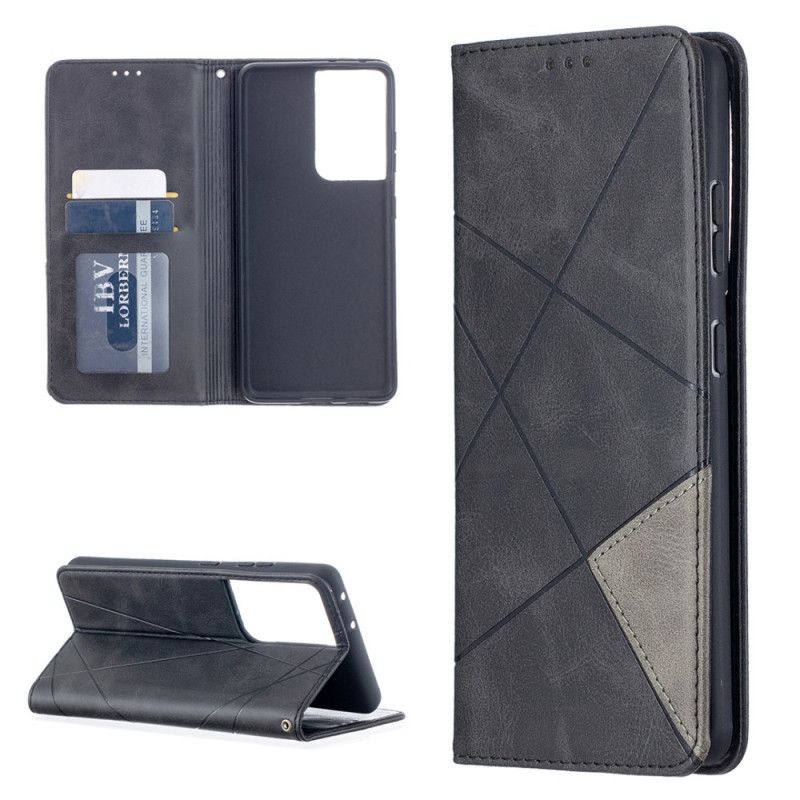Folio Deksel for Samsung Galaxy S21 Ultra 5G Svart Artiststil