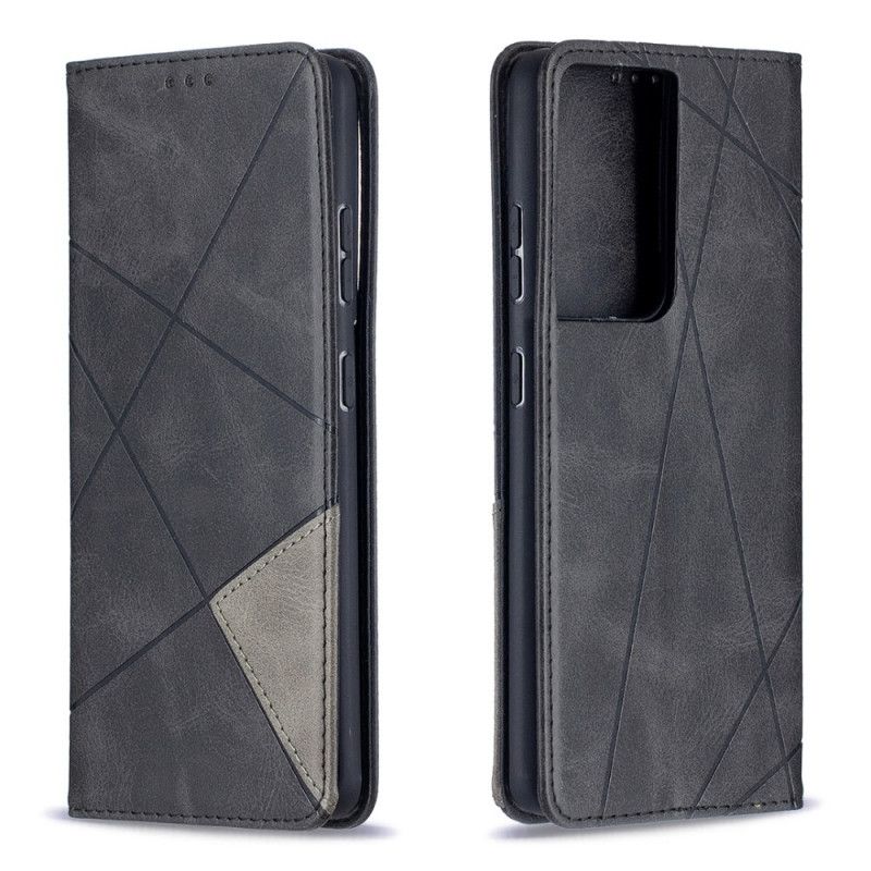 Folio Deksel for Samsung Galaxy S21 Ultra 5G Svart Artiststil