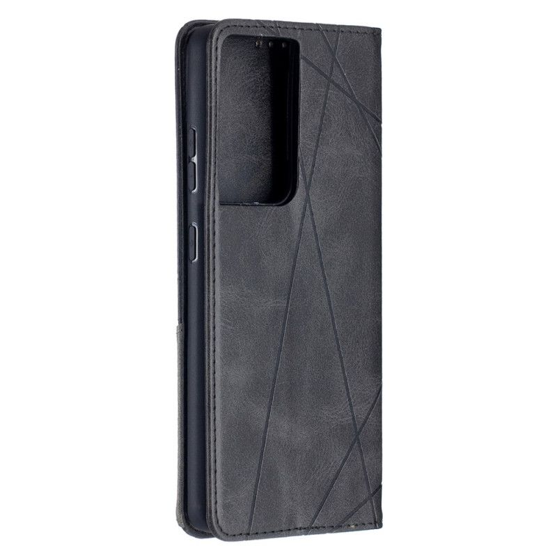 Folio Deksel for Samsung Galaxy S21 Ultra 5G Svart Artiststil