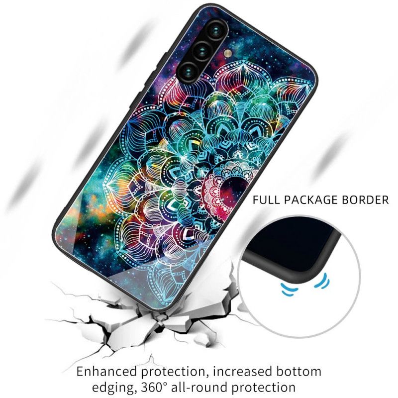 Deksel Samsung Galaxy A13 5g Mobildeksel Mandala I Herdet Glass
