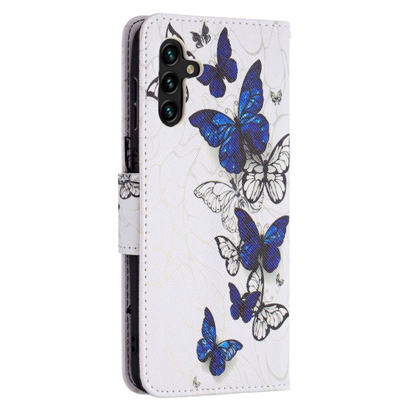 Folio Deksel Samsung Galaxy A13 5g Butterflies Kings Beskyttelse Deksel