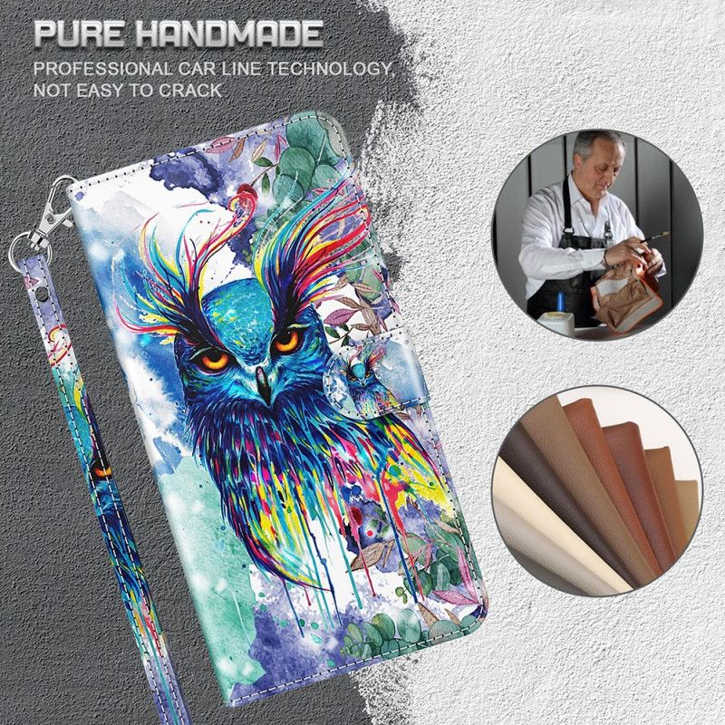 Folio Deksel Samsung Galaxy A13 5g Fugleakvarell