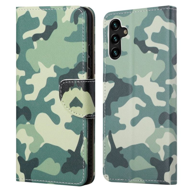 Folio Deksel Samsung Galaxy A13 5g Militær Kamuflasje