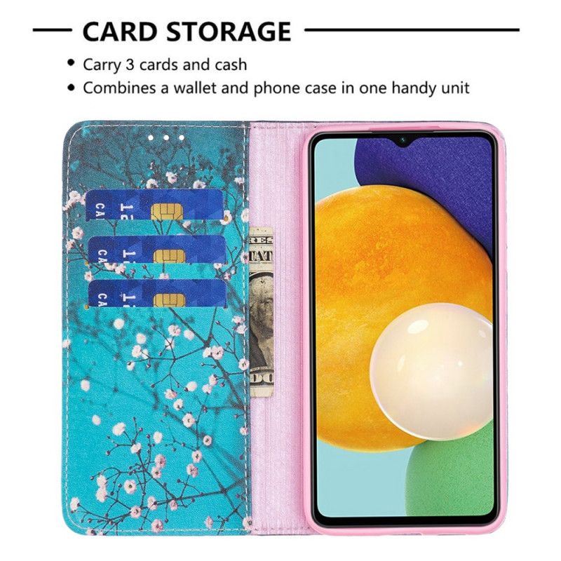 Folio Deksel Til Samsung Galaxy A13 5g Blomstrende Grener