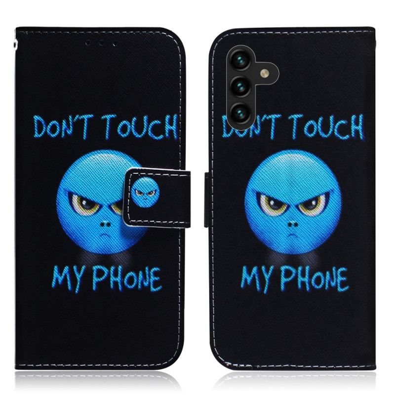 Lærdeksel Folio Deksel Samsung Galaxy A13 5g Mobildeksel Emoji-telefon