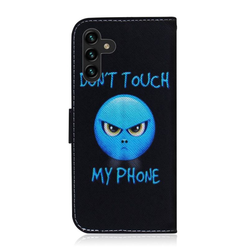 Lærdeksel Folio Deksel Samsung Galaxy A13 5g Mobildeksel Emoji-telefon