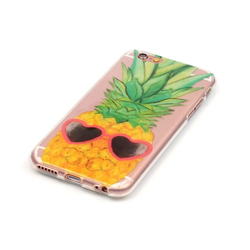 Deksel iPhone 6 / 6S Gjennomsiktig Inkognito Ananas
