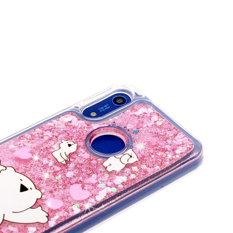 Deksel Huawei Y6 2019 Mobildeksel Glitterbjørner