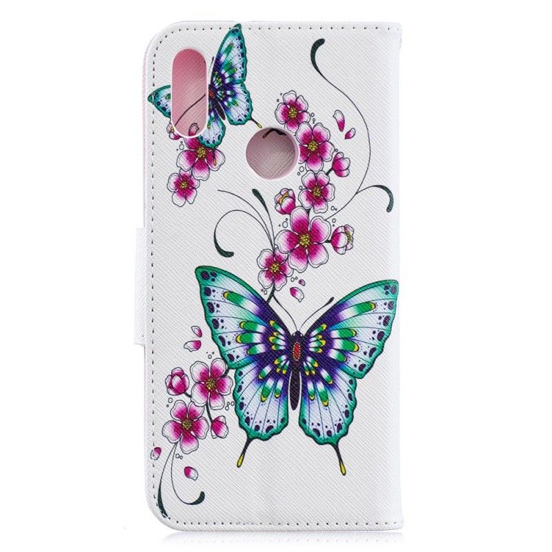 Folio Deksel Huawei Y6 2019 Fantastiske Sommerfugler