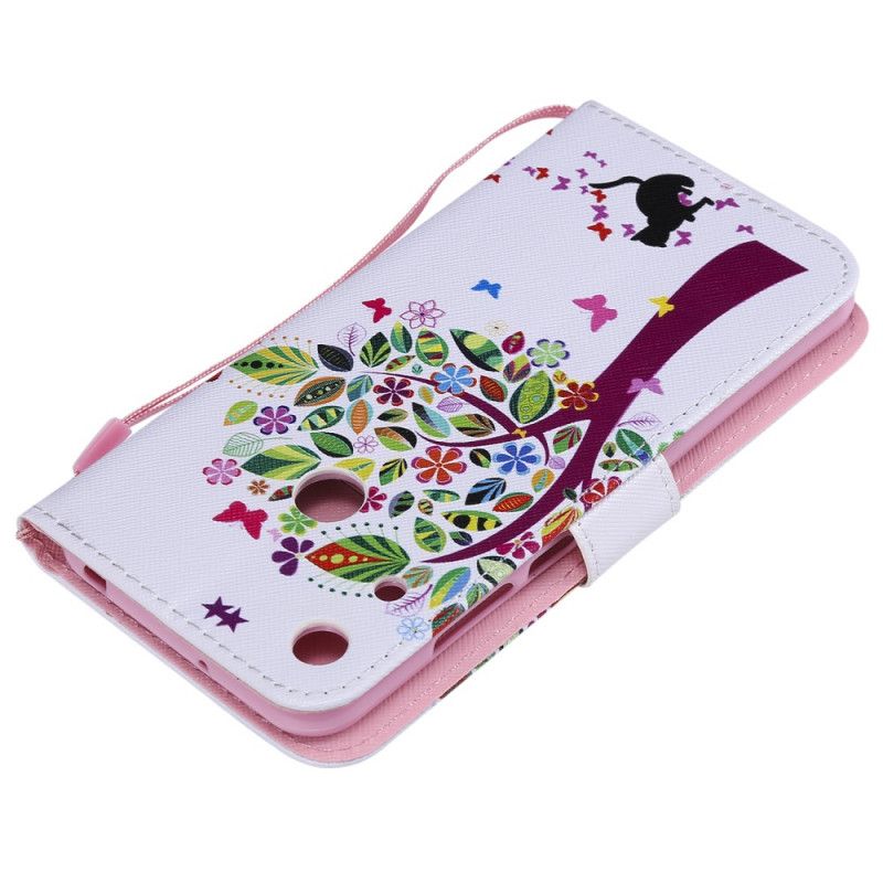 Folio Deksel Huawei Y6 2019 Retro Tre