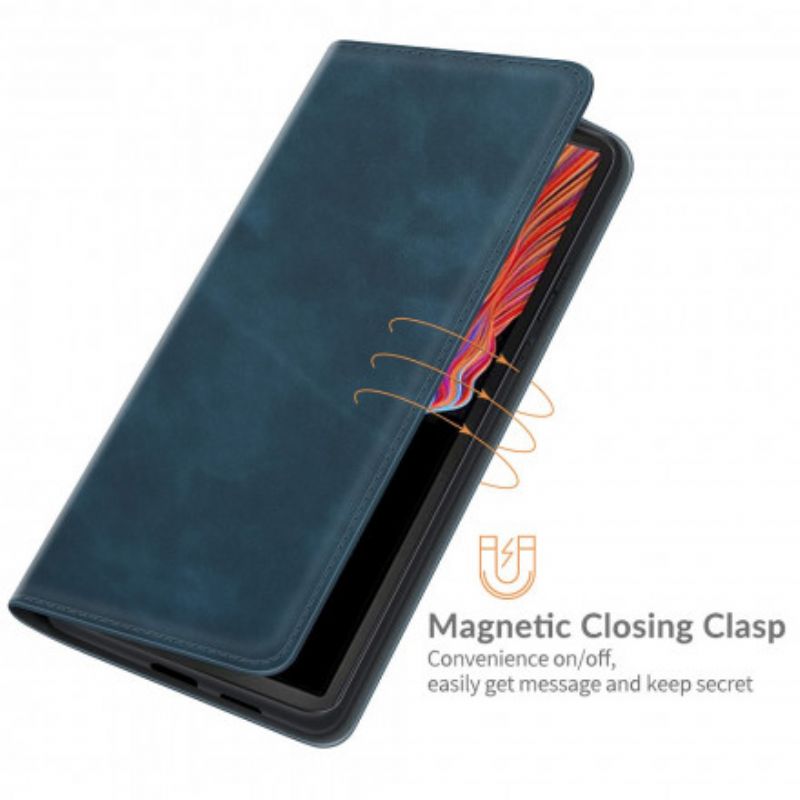 Folio Deksel Samsung Galaxy Xcover 5 Mykt Skinneffekt