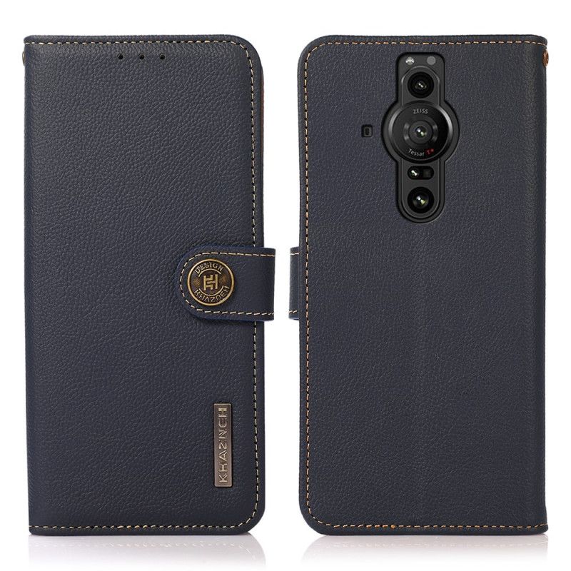 Folio Deksel Sony Xperia Pro-i Khazneh Leather