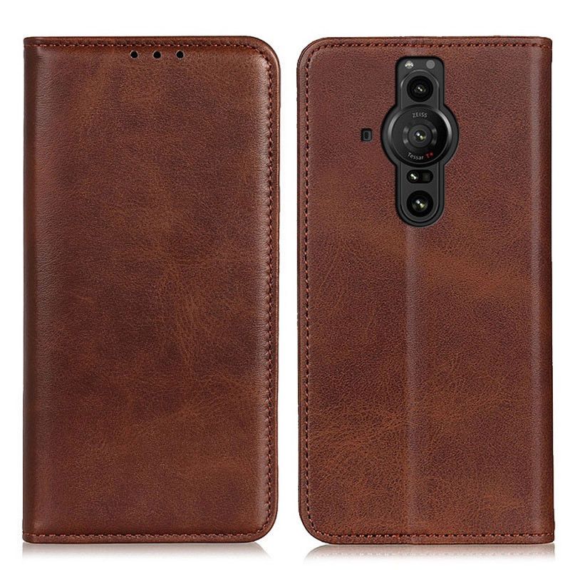 Folio Deksel Sony Xperia Pro-i Split Leather Elegance