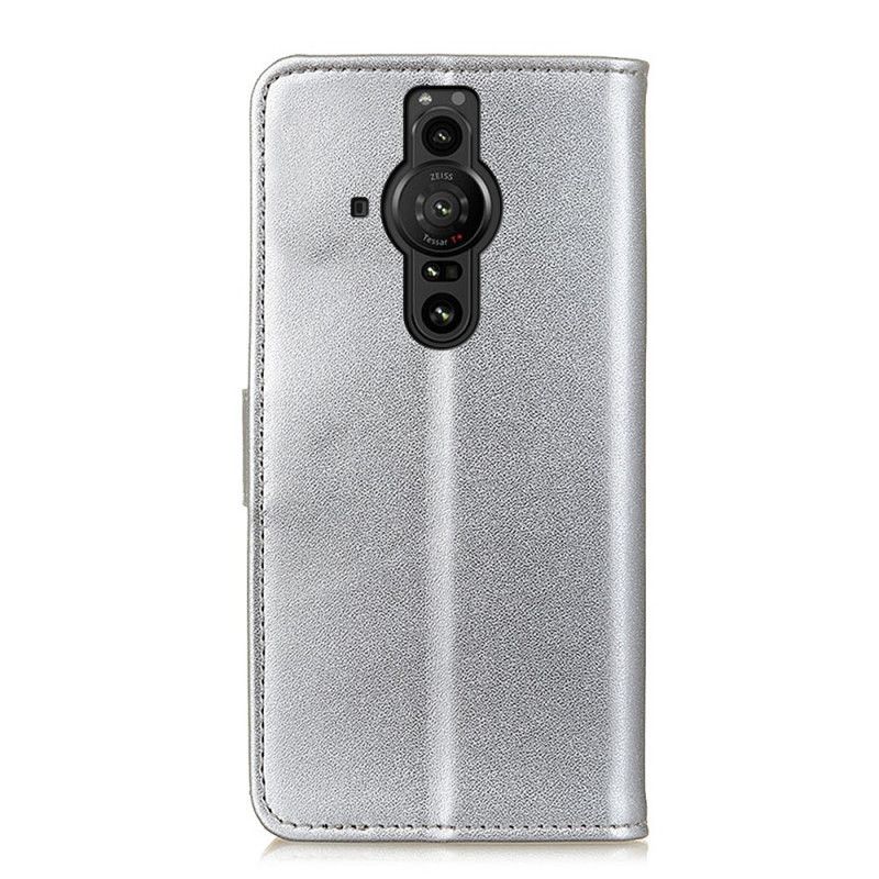 Folio Deksel Sony Xperia Pro-i Vanlig Kunstskinn