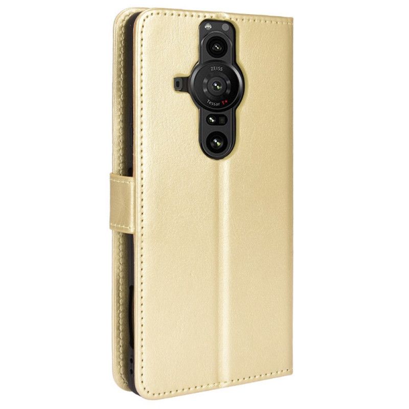 Folio Deksel Til Sony Xperia Pro-i Prangende Kunstskinn