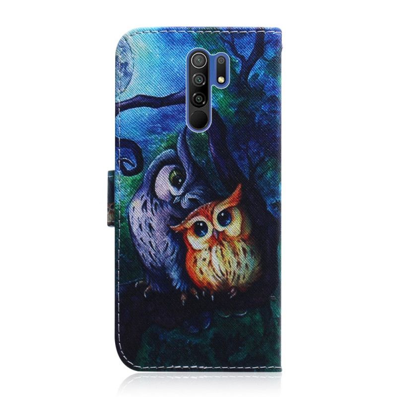 Folio Deksel Xiaomi Redmi 9 Uglemaleri