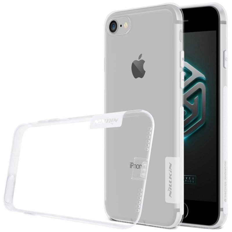 Deksel iPhone 7 / 8 / SE 2 Grå Mobildeksel Gjennomsiktig Nillkin