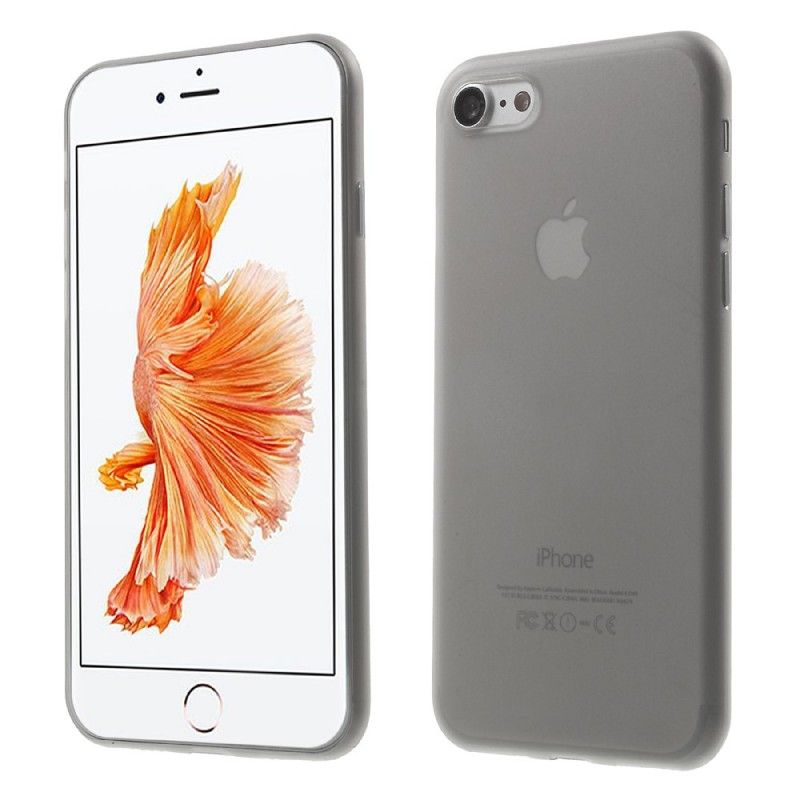 Deksel iPhone 7 / 8 / SE 2 Grå Ultrafin Matt Anti-fall