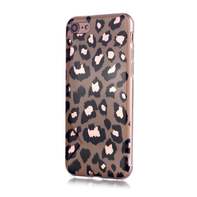 Deksel iPhone 7 / 8 / SE 2 Mobildeksel Marmor I Leopardstil