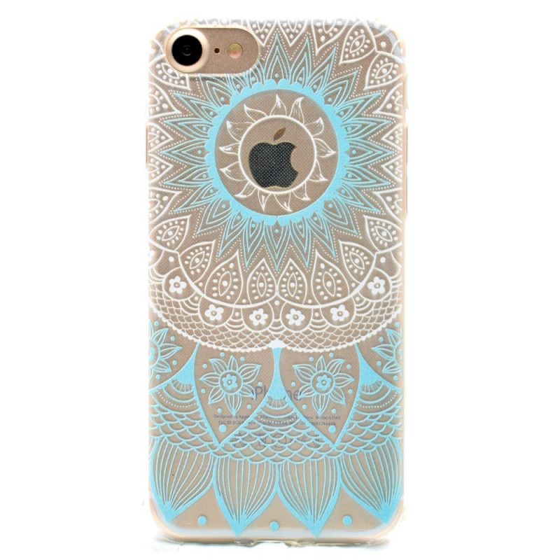 Deksel iPhone 7 / 8 / SE 2 Rosa Gjennomsiktig Fargerik Mandala