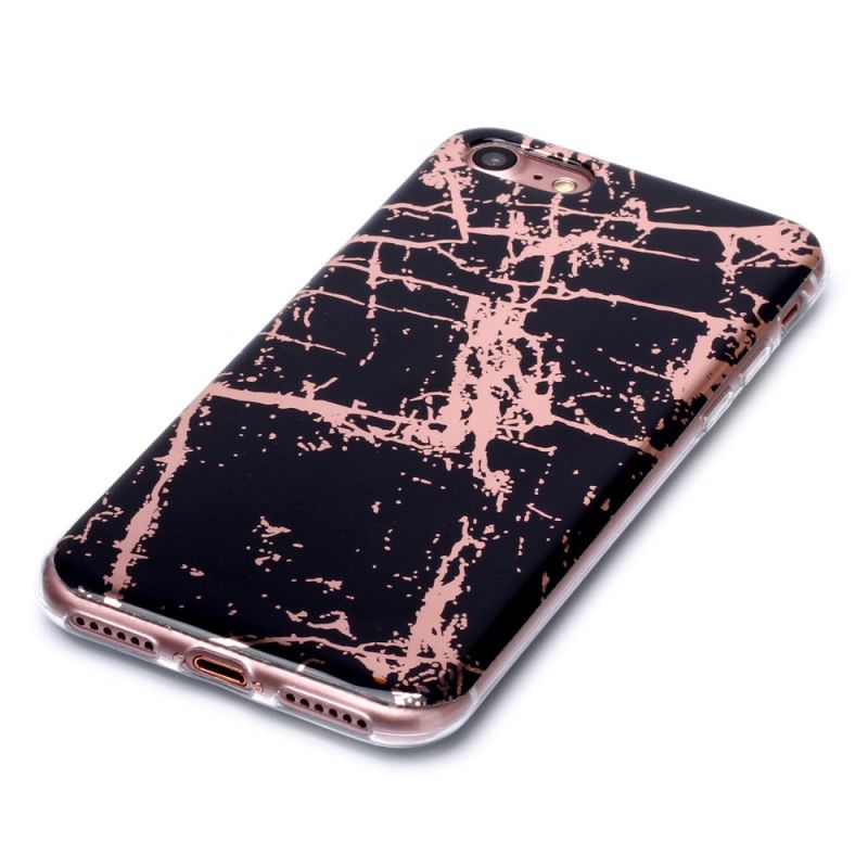 Deksel iPhone 7 / 8 / SE 2 Svart Marmorfarget Geometri Beskyttelse