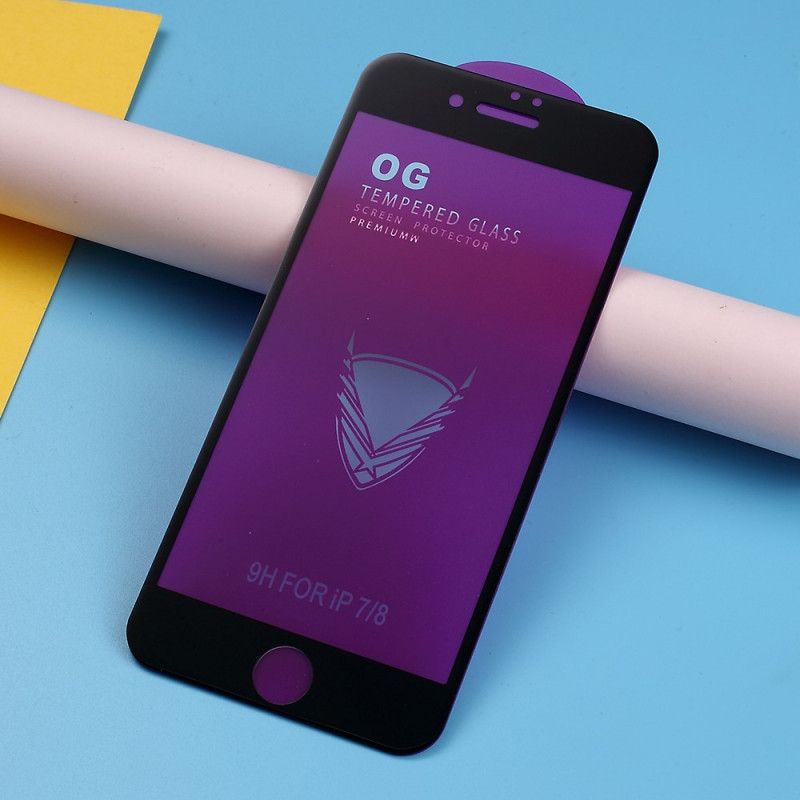 Farget Herdet Glassdeksel Til Iphone Se 2/8/7