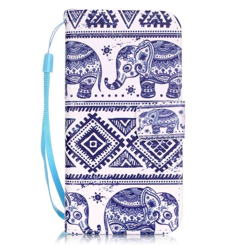 Folio Deksel iPhone 7 / 8 / SE 2 Stammeelefanter