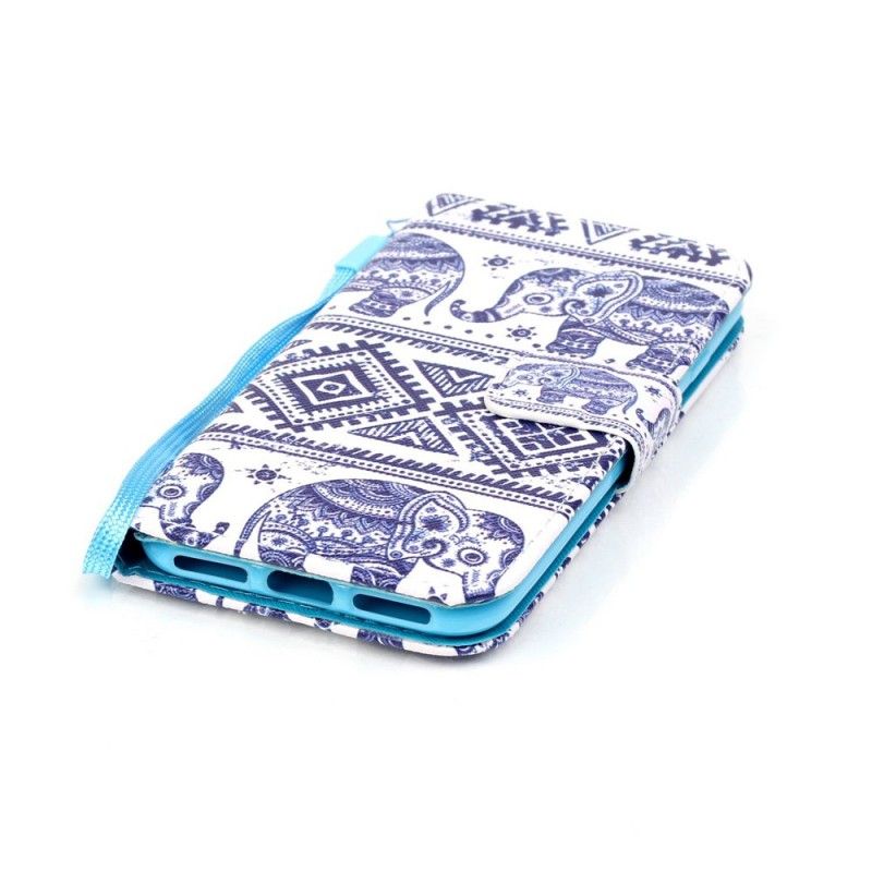 Folio Deksel iPhone 7 / 8 / SE 2 Stammeelefanter