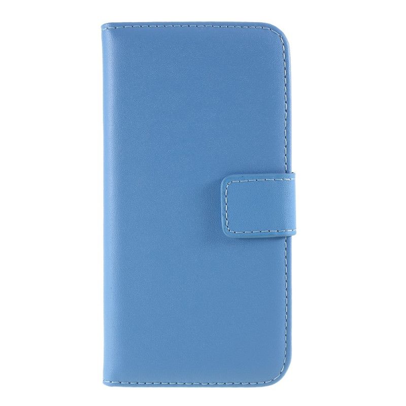 Folio Deksel iPhone 7 / 8 / SE 2 Svart Ekte Skinnfarge