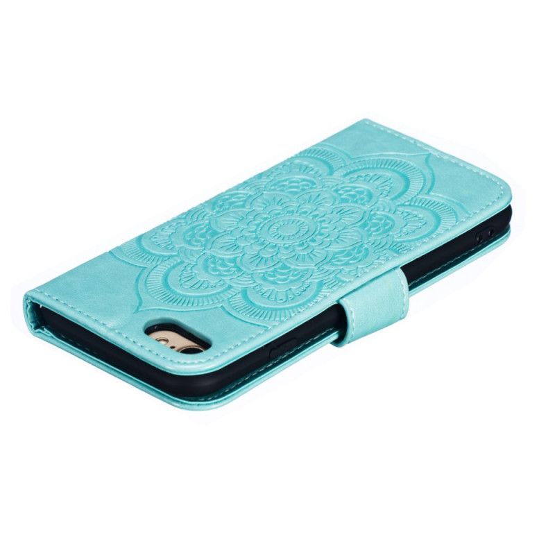 Folio Deksel iPhone 7 / 8 / SE 2 Svart Hele Mandalaen