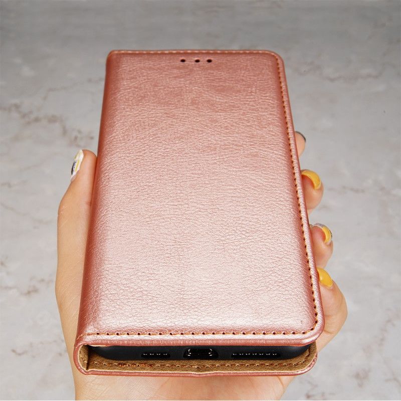 Folio Deksel iPhone 7 / 8 / SE 2 Svart Mobildeksel Ren Farge
