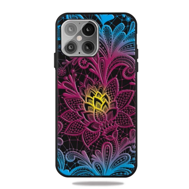 Deksel iPhone 12 Mini Intenst Farget Blomster