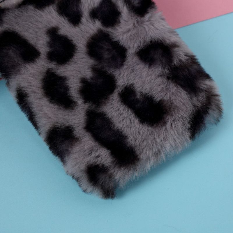 Deksel iPhone 12 Mini Svart Leopard Anti-fall