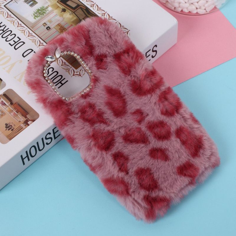 Deksel iPhone 12 Mini Svart Leopard Anti-fall